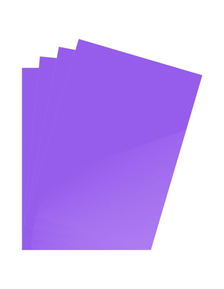 Filtro de Gel de Corrección DMiotech 4 Pcs PVC Púrpura 297x210mm Filtro de Gel de Corrección DMiotech 4 Pcs PVC Púrpura 297x210mm
