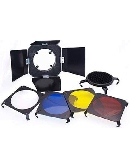 Kit Barndoor 3 en 1 SystemPro 160A para Flash Estudio Kit Barndoor 3 en 1 SystemPro 160A para Flash Estudio