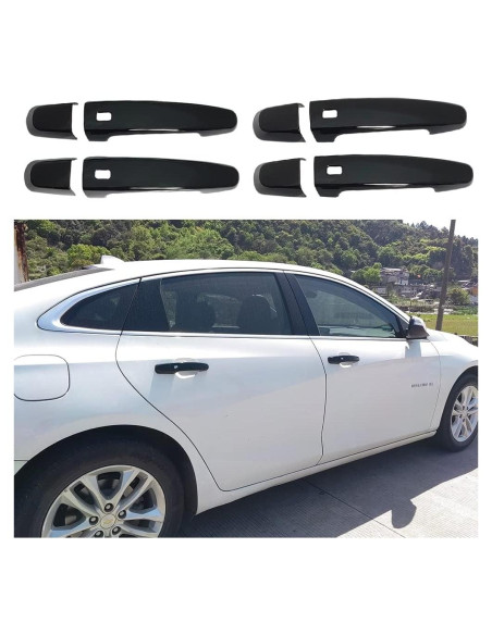 Cubierta de Manija de Puerta AOKIO Negra Brillante para Chevy Cubierta de Manija de Puerta AOKIO Negra Brillante para Chevy