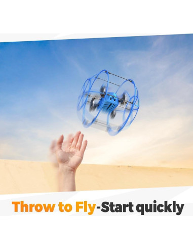Dron BEZGAR HQ053 Mini Quadcopter RC para Niños 0.25kg