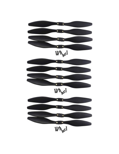 Hélices Fytoo 12PCS para Dron HS720 HS720E Plegable