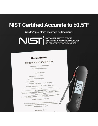 Termómetro de Carne Digital ThermoMaven F1 Pro 0.6s Preciso