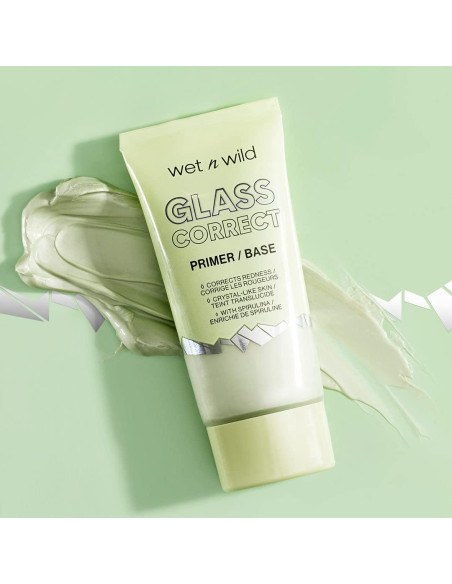 Primer Corrector de Color Wet n Wild 27 ml Verde Piel de Vidrio Primer Corrector de Color Wet n Wild 27 ml Verde Piel de Vidrio