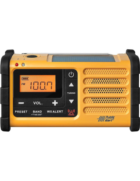 Radio de Emergencia Sangean MMR-88 AM/FM Solar Manivela USB Radio de Emergencia Sangean MMR-88 AM/FM Solar Manivela USB