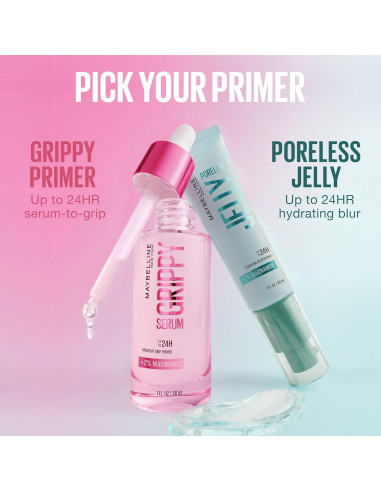 Primer Hidratante Maybelline Poreless Jelly 24h 28g