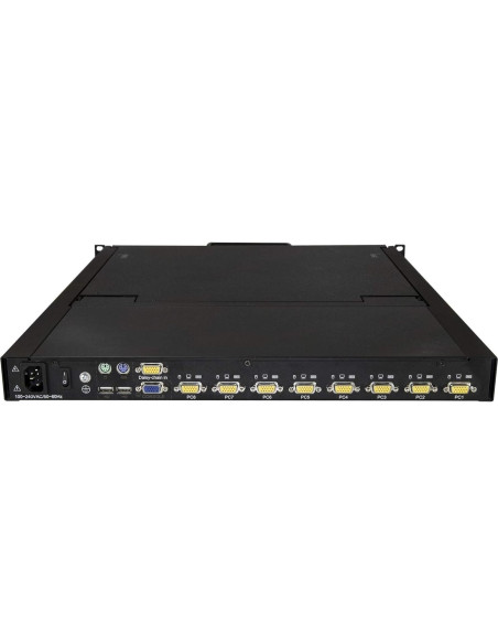 Consola KVM Rack 8 Puertos StarTech 19" LCD USB VGA 1U Consola KVM Rack 8 Puertos StarTech 19" LCD USB VGA 1U