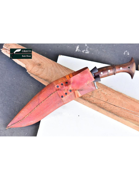 Kukri GK&CO. 30.48 cm 5 Chirra Mango de Madera de Rosa Kukri GK&CO. 30.48 cm 5 Chirra Mango de Madera de Rosa