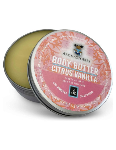 Manteca Corporal Aromastories Vainilla Cítrica 154 g Hidratante