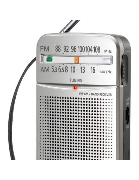 Radio Portátil AM/FM Panasonic RF-P50D con Sintonizador Digital Radio Portátil AM/FM Panasonic RF-P50D con Sintonizador Digital