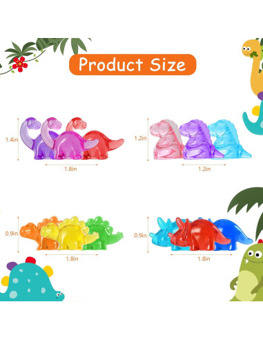 Figuras Mini Dinosaurios HAPTIME 50 Pcs Juguetes para Fiesta