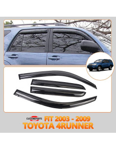Viseras de Ventana Laterales CUSTONEPARTS para Toyota 4Runner 2003-2009 2