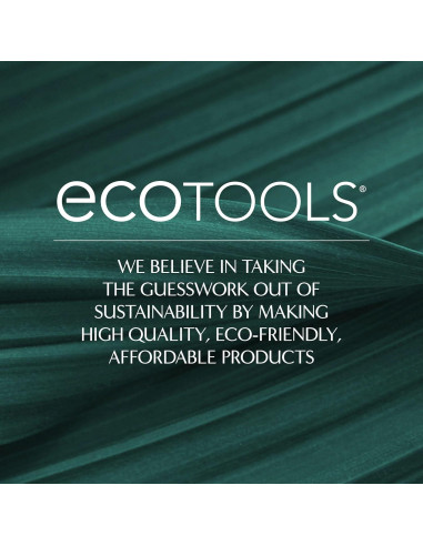 Brocha de Fundación EcoTools Clásica - Cerdas Sintéticas 1 Unidad