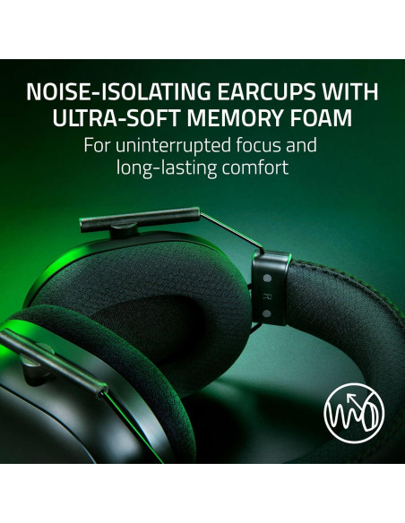 Auricular Gaming Inalámbrico Razer BlackShark V2 Pro - 50mm - Negro Auricular Gaming Inalámbrico Razer BlackShark V2 Pro - 50mm - Negro