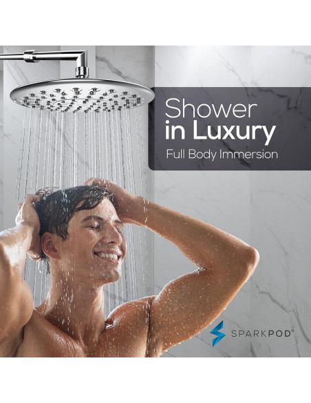 Cabezal de Ducha de Lluvia SparkPod 24.13 cm Cromo - Alta Presión Cabezal de Ducha de Lluvia SparkPod 24.13 cm Cromo - Alta Presión