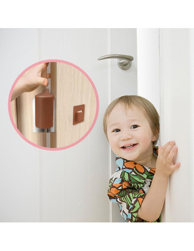 Tope de Puerta de Silicona WSIWZAI - Protección para Niños 2 Pcs