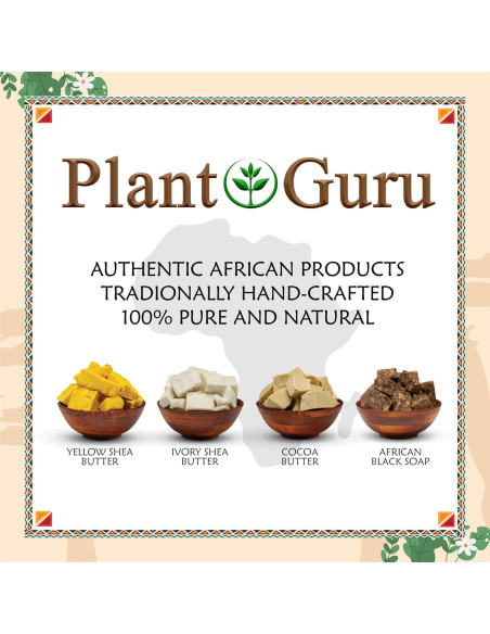 Manteca de Karité Africana Cruda 100% Pura 113 g - Plant Guru Manteca de Karité Africana Cruda 100% Pura 113 g - Plant Guru