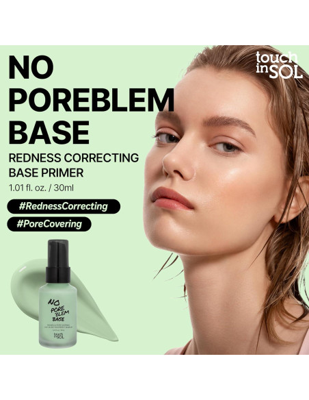Primer Corrector Verde Touch in Sol 30ml - Base Anti-Rojez Primer Corrector Verde Touch in Sol 30ml - Base Anti-Rojez