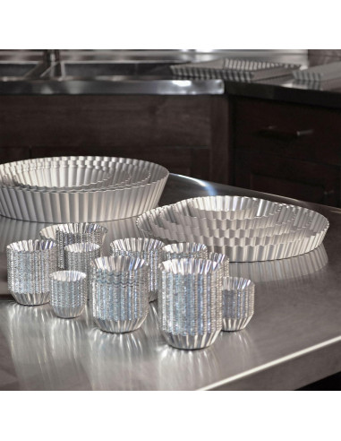 Sartén Mini Tartlet Fat Daddio's PMTH-2 Aluminio 5.1 cm