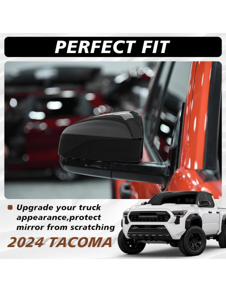 Cubierta Espejo Retrovisor Muslogy Toyota Tacoma 2024 Fibra Carbono Cubierta Espejo Retrovisor Muslogy Toyota Tacoma 2024 Fibra Carbono