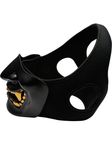 Máscara de Medio Rostro Diablo West Raccoon para Halloween