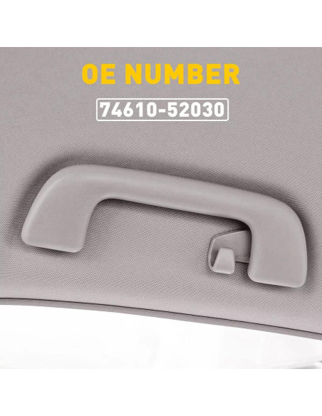Mango de Techo Trasero Derecho YUNHECAM para Toyota 2003-2021 Mango de Techo Trasero Derecho YUNHECAM para Toyota 2003-2021