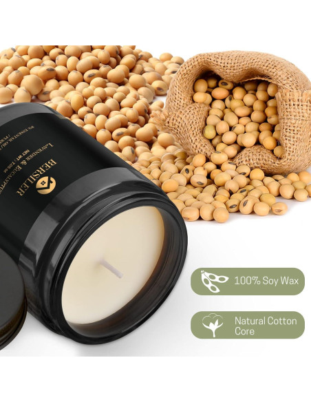 Vela Aromática de Soja Bersiler Eucalipto y Lavanda 200g Vela Aromática de Soja Bersiler Eucalipto y Lavanda 200g