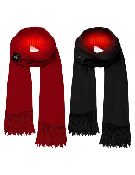 Bufanda Calentada USB para Invierno - 2 Piezas - Lana Sintética Bufanda Calentada USB para Invierno - 2 Piezas - Lana Sintética