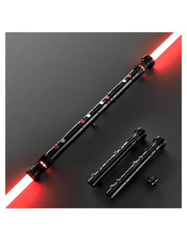 Sable de Luz DAMIENSABER RGB 3.0 82 cm Doble Hoja con Sonido