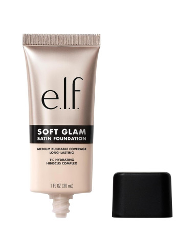 Base Satinada Glamour Suave e.l.f. 10 Justo Frío 40g