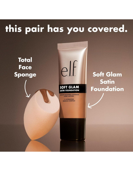 Base Satinada Glamour Suave e.l.f. 10 Justo Frío 40g Base Satinada Glamour Suave e.l.f. 10 Justo Frío 40g