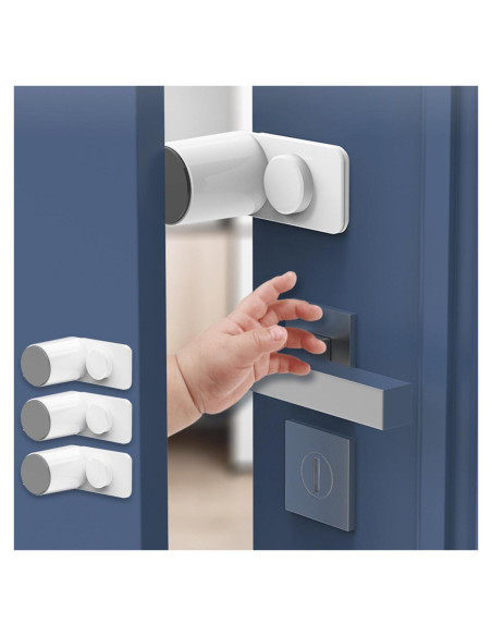 Guardián de Puerta Antipinchazo Kytasryl 3 PCS Silicona Guardián de Puerta Antipinchazo Kytasryl 3 PCS Silicona
