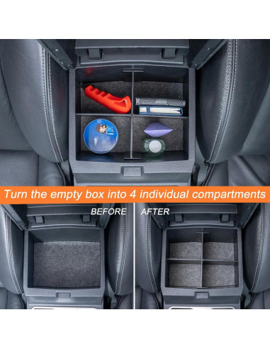 Organizador de Consola Central JKCOVER para Toyota Tacoma 2024-2025
