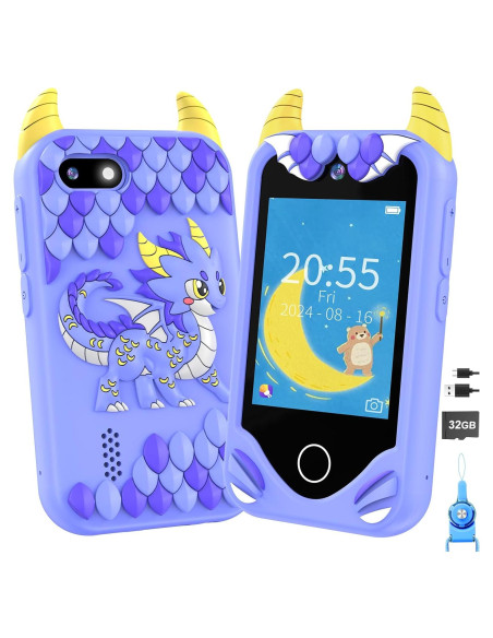 Teléfono Inteligente para Niños Yosfeng S5 - Pantalla Táctil, Duales Cámaras, 32GB Teléfono Inteligente para Niños Yosfeng S5 - Pantalla Táctil, Duales Cámaras, 32GB