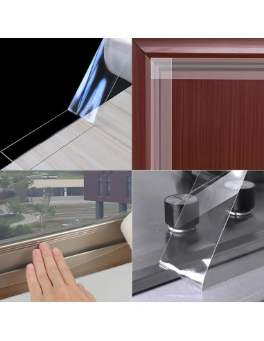 Cinta de Sellado HSTECH para Ventanas Transparentes 0.3m x 4.88m