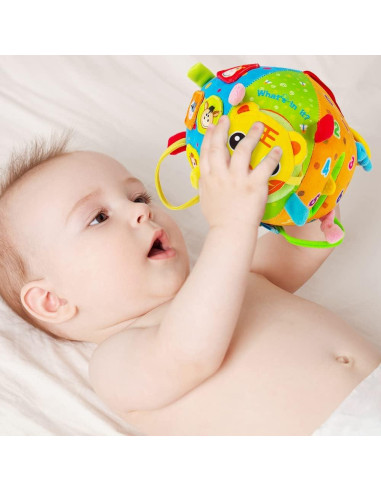 Bola Sensorial 8 en 1 Teytoy para Bebés 3 a 12 Meses