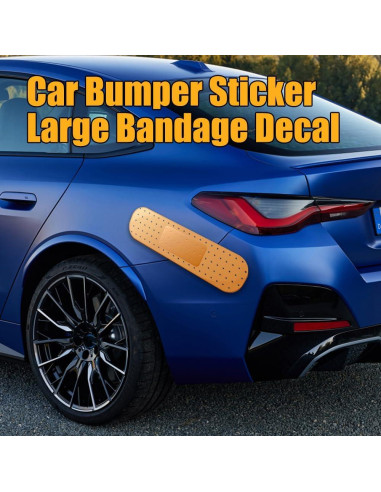Calcomanías Bandaid para Auto RGOAANC Beige 2 Piezas