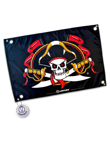 Bandera Pirata Liontouch Capitán Cross 1.0 x 0.7 m Accesorio
