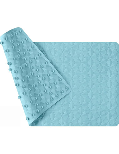 Alfombra de Baño Antideslizante OLUFIA 71.1x40.6cm Azul