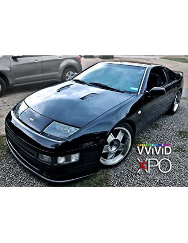 Vinilo Envoltura Automotriz VViViD Negro Brillante 0.3m x 1.5m