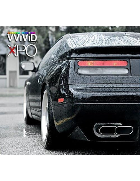 Vinilo Envoltura Automotriz VViViD Negro Brillante 0.3m x 1.5m Vinilo Envoltura Automotriz VViViD Negro Brillante 0.3m x 1.5m