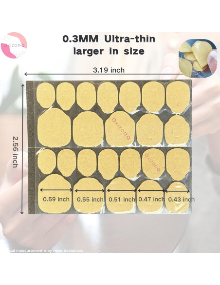 Etiquetas Adhesivas para Uñas Oxizona - 240 Piezas Impermeables Etiquetas Adhesivas para Uñas Oxizona - 240 Piezas Impermeables