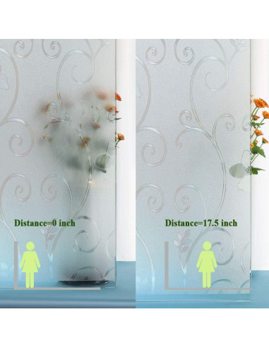 Película Decorativa para Ventanas Mikomer 44.5x200 cm PVC