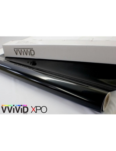 Vinilo Automotriz VViViD Glossy Negro 0.15m x 1.52m