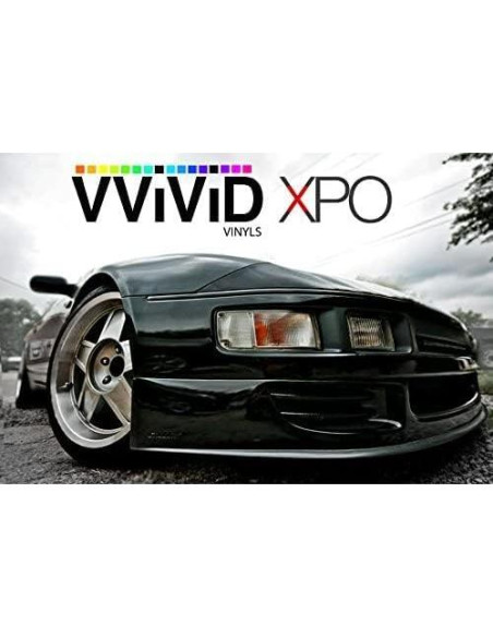 Vinilo Automotriz VViViD Negro Brillante 0.46m x 1.52m + Kit 3M Vinilo Automotriz VViViD Negro Brillante 0.46m x 1.52m + Kit 3M
