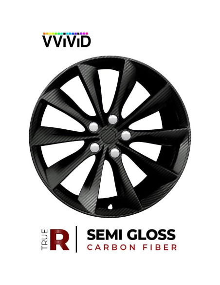 Vinilo de Fibra de Carbono VViViD 30.48x152.4 cm Negro Vinilo de Fibra de Carbono VViViD 30.48x152.4 cm Negro