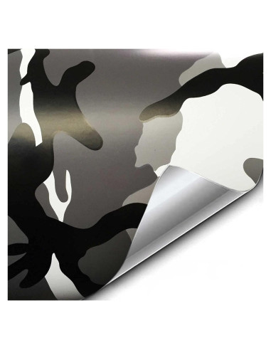 Vinilo Camuflaje de Nieve VViViD 0.46m x 1.52m Adhesivo