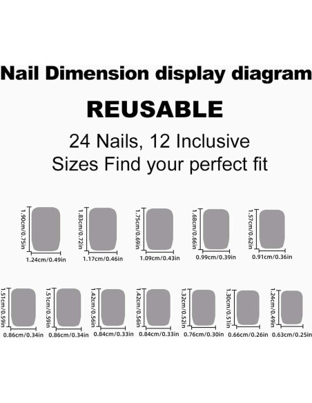 Uñas Postizas Cuadradas KASOICRA Nude con Flor 24 Pcs Uñas Postizas Cuadradas KASOICRA Nude con Flor 24 Pcs