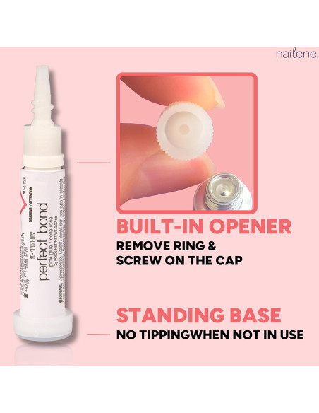 Pegamento para Uñas Nailene Perfect Bond 2 g, Secado Rápido Pegamento para Uñas Nailene Perfect Bond 2 g, Secado Rápido