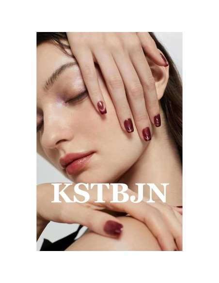 24 Uñas Postizas Almendra KSTBJN Acrílicas Brillantes 24 Uñas Postizas Almendra KSTBJN Acrílicas Brillantes