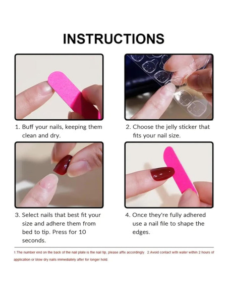 Uñas Postizas Cuadradas CTTHNBD Ombre Rosa 24 Pcs con Flores Uñas Postizas Cuadradas CTTHNBD Ombre Rosa 24 Pcs con Flores